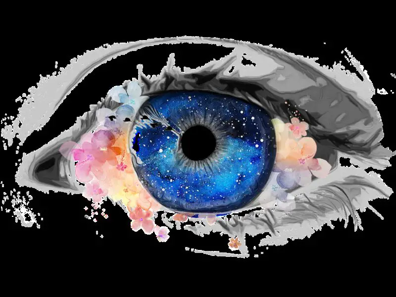 eye, creative, galaxy